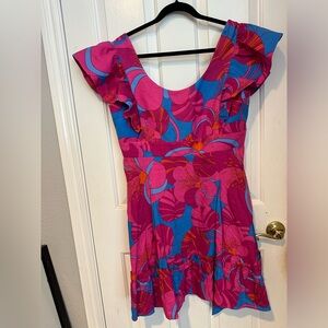 Tuckernuck dress - floral pattern, size large